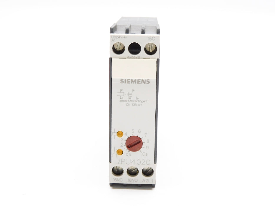 SIEMENS 7PU4020-1AB30 24V 0.5-10S UNMP