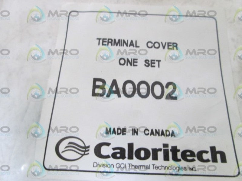CALORITECH TERMINAL COVER (ONE SET) BA0002 * NEW IN BAG *