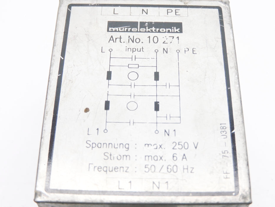 MURR ELEKTRONIK 10271 UNMP