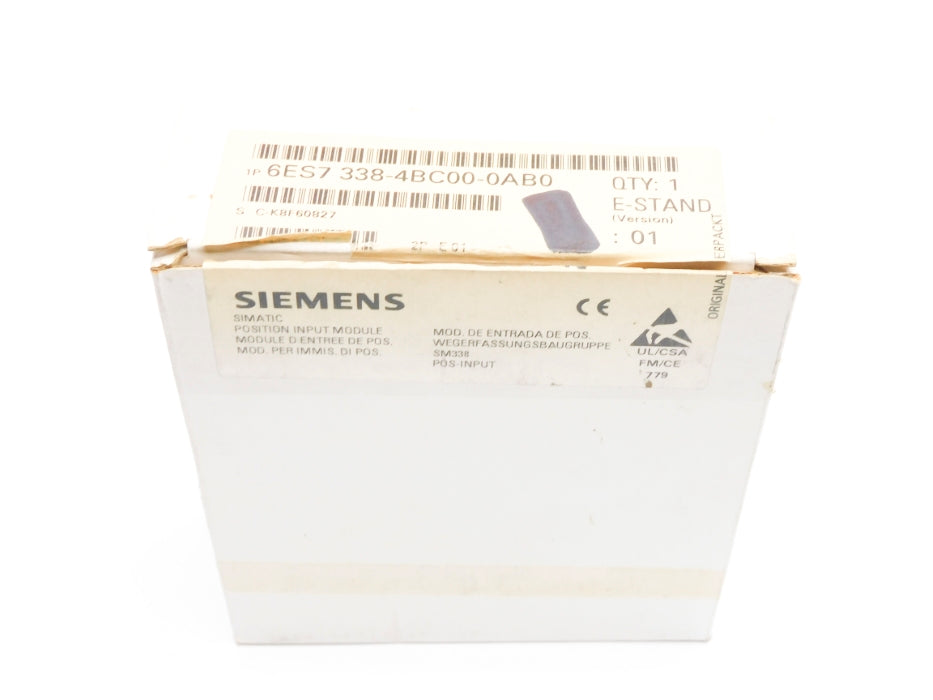 SIEMENS 6ES7338-4BC00-0AB0 NSMP