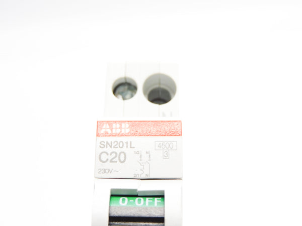 ABB 2CSS245101R0204 SN201L-C20 20A 230V NSNP