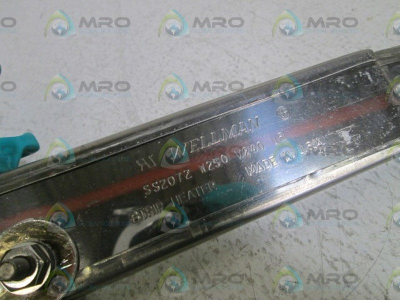 WELLMAN STRIP HEAT 250W 240V SS2072 *NEW NO BOX*