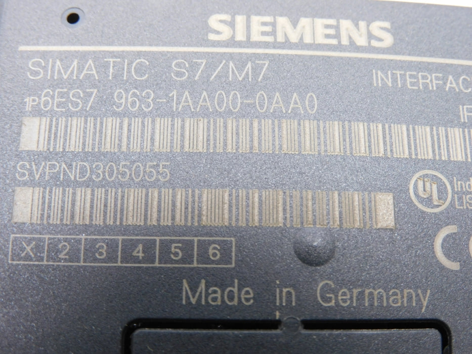 SIEMENS 6ES7963-1AA00-0AA0 NSMP