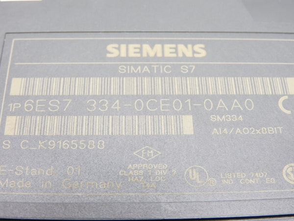 SIEMENS 6ES7334-0CE01-0AA0 NSMP