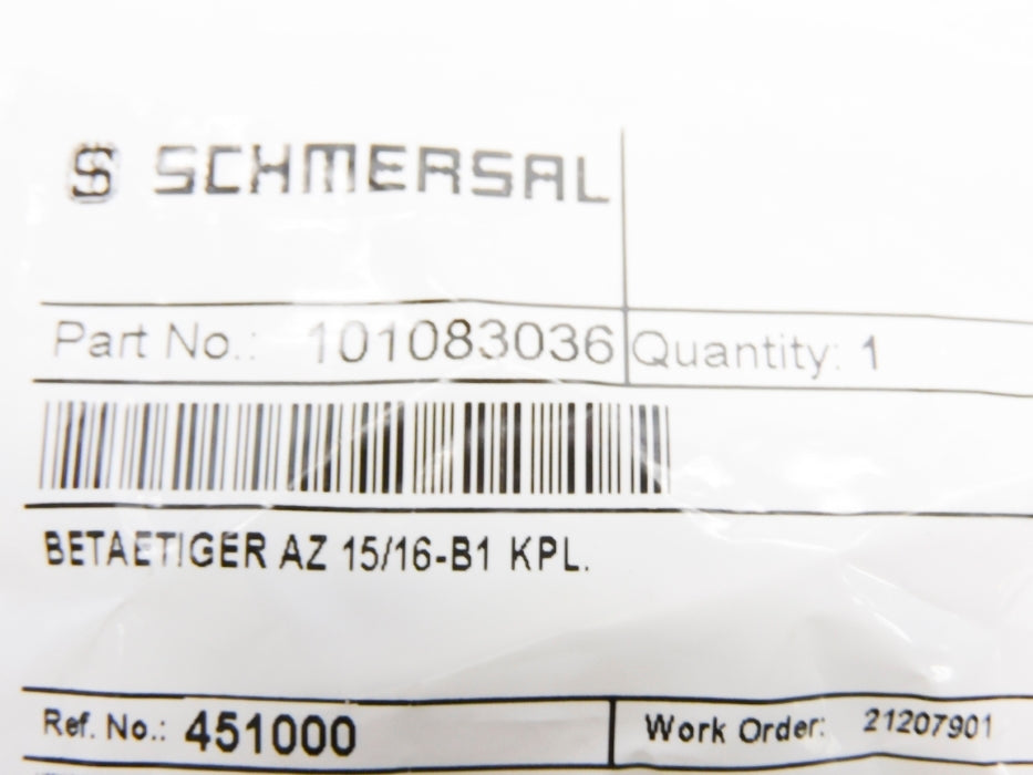 SCHMERSAL AZ15/16-B1KPL 101083036 NSMP