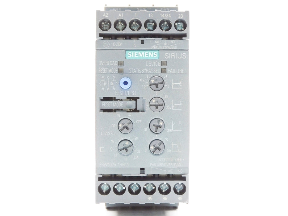 SIEMENS 3RW4026-1BB14 110/230V 10-25A NSNP