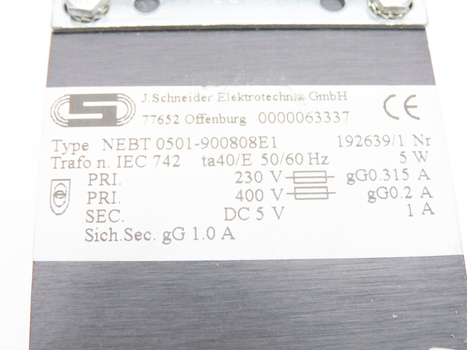 SCHNEIDER ELETROTECHNIK NEBT0501-900808E1 UNMP