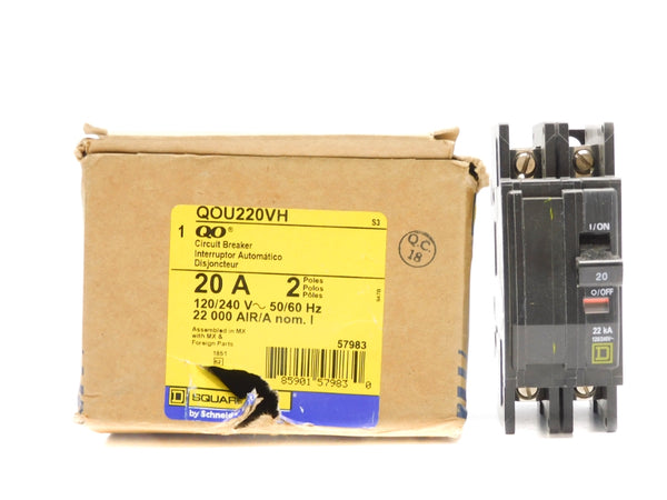 SQUARE D QOU220VH 120/240V 20A NSMP