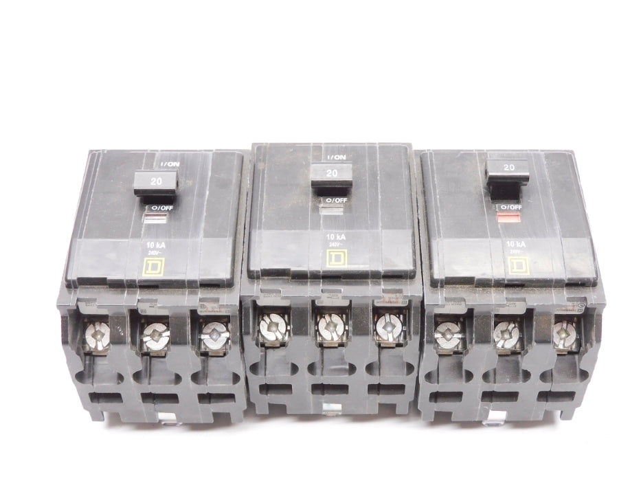 SQUARE D QOB320 20A 240V (PKG OF 3) NSMP
