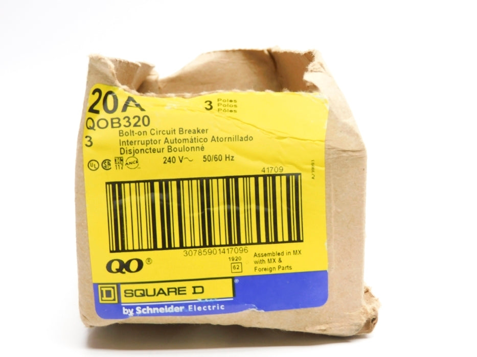 SQUARE D QOB320 240V 20A (PKG OF 3) NSMP