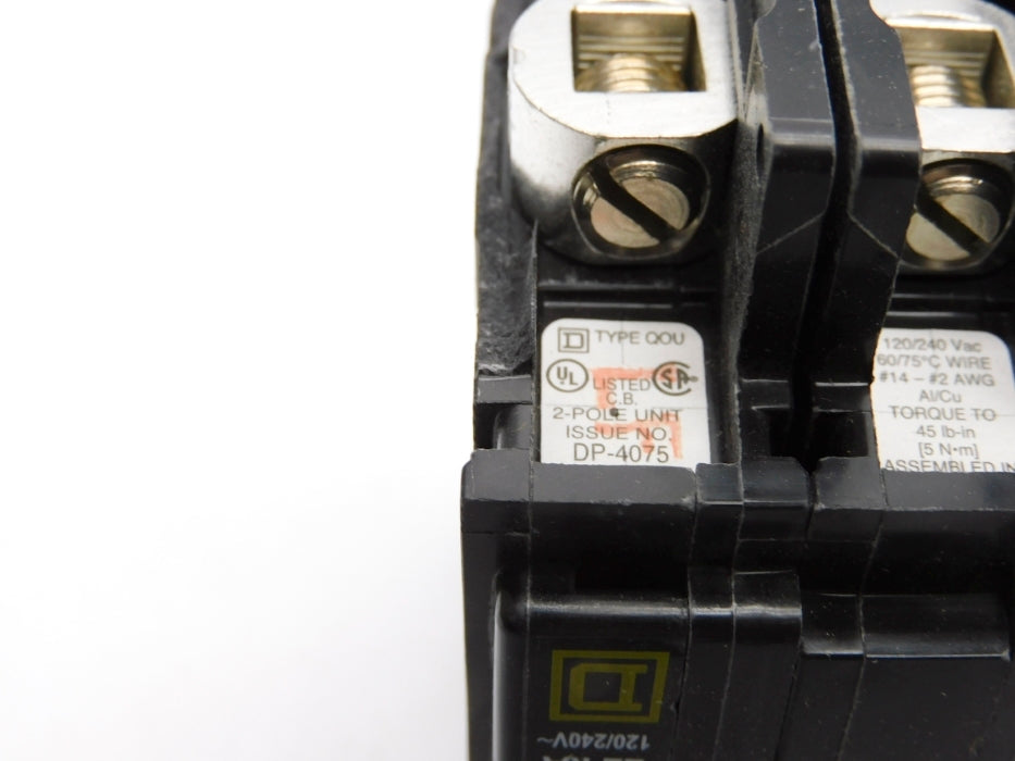 SQUARE D QOU220VH 20A 120/240V (AS PICTURED) NSMP