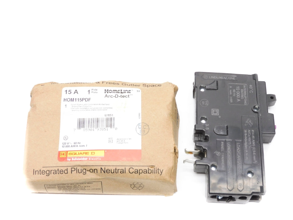 SQUARE D HOM115PDF 15A 120V NSMP