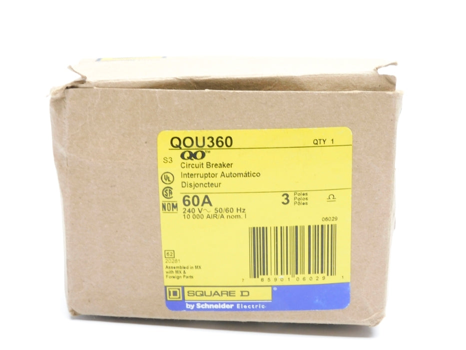 SQUARE D QOU360 60A 240V (AS PICTURED) NSMP