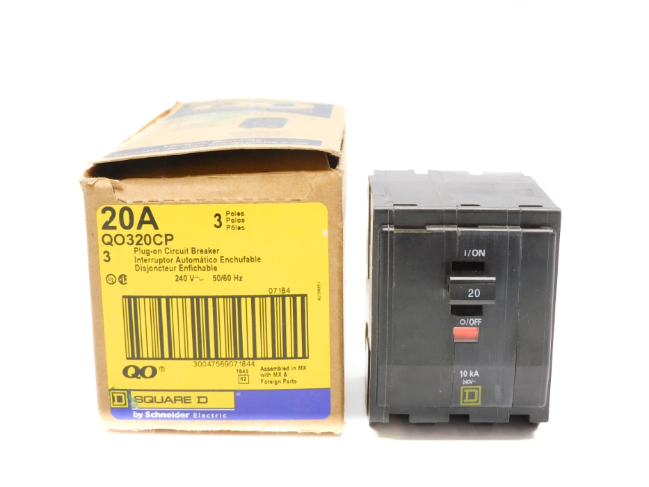 SQUARE D QO320CP 20A 240V (PKG OF 3) NSMP