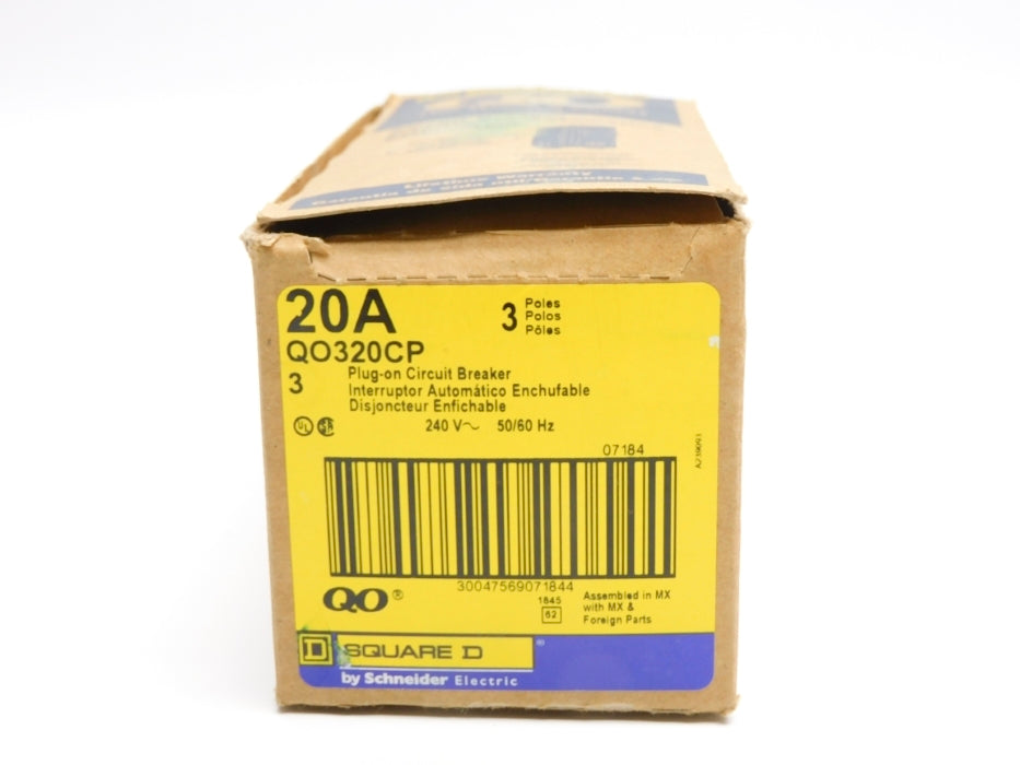 SQUARE D QO320CP 20A 240V (PKG OF 3) NSMP