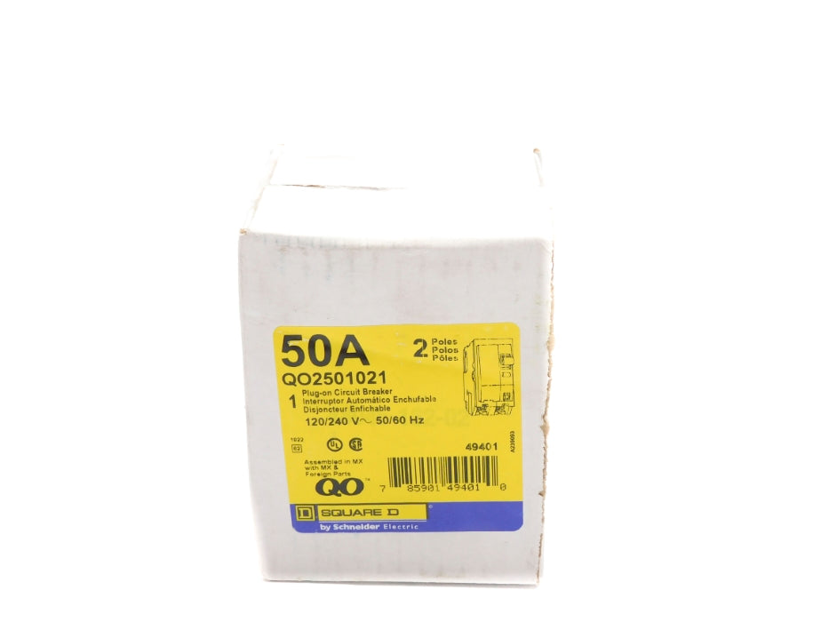 SQUARE D QO2501021 50A 120/240V NSFS