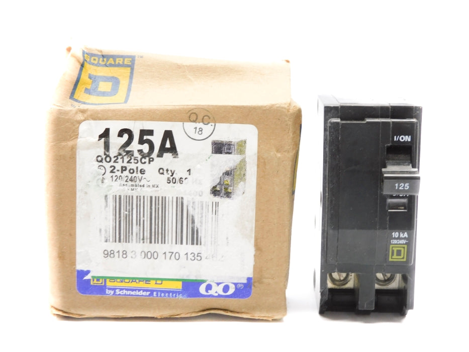 SQUARE D QO2125CP 120/240V 125A (AS PICTURED) NSMP