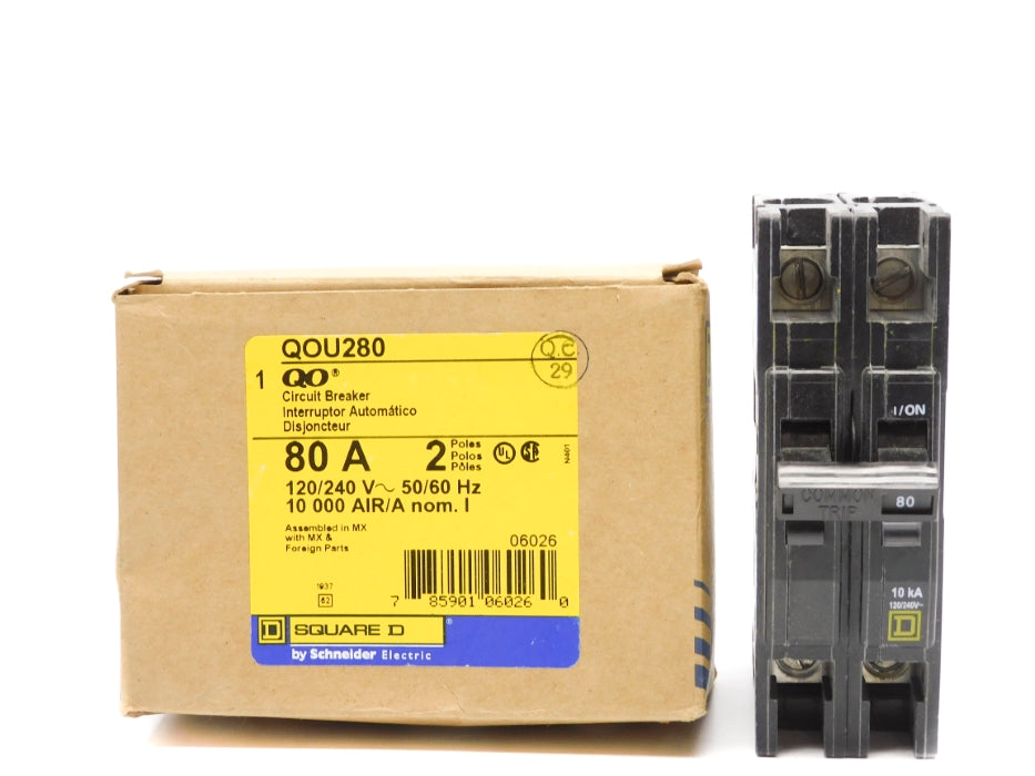 SQUARE D QOU280 80A 120/240V NSMP