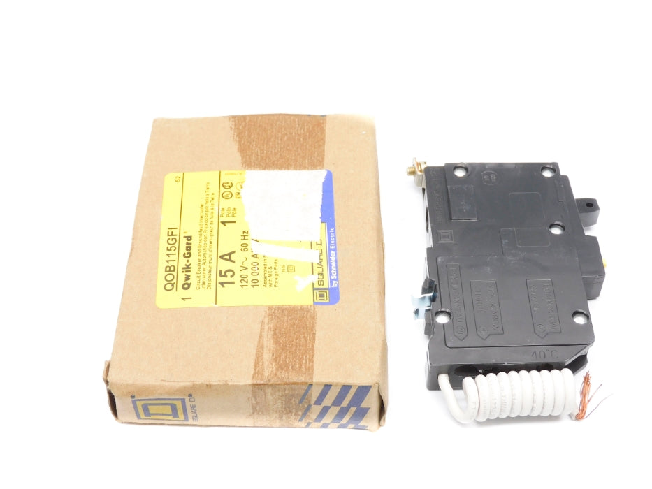 SQUARE D QOB115GFI 120V 15A NSMP