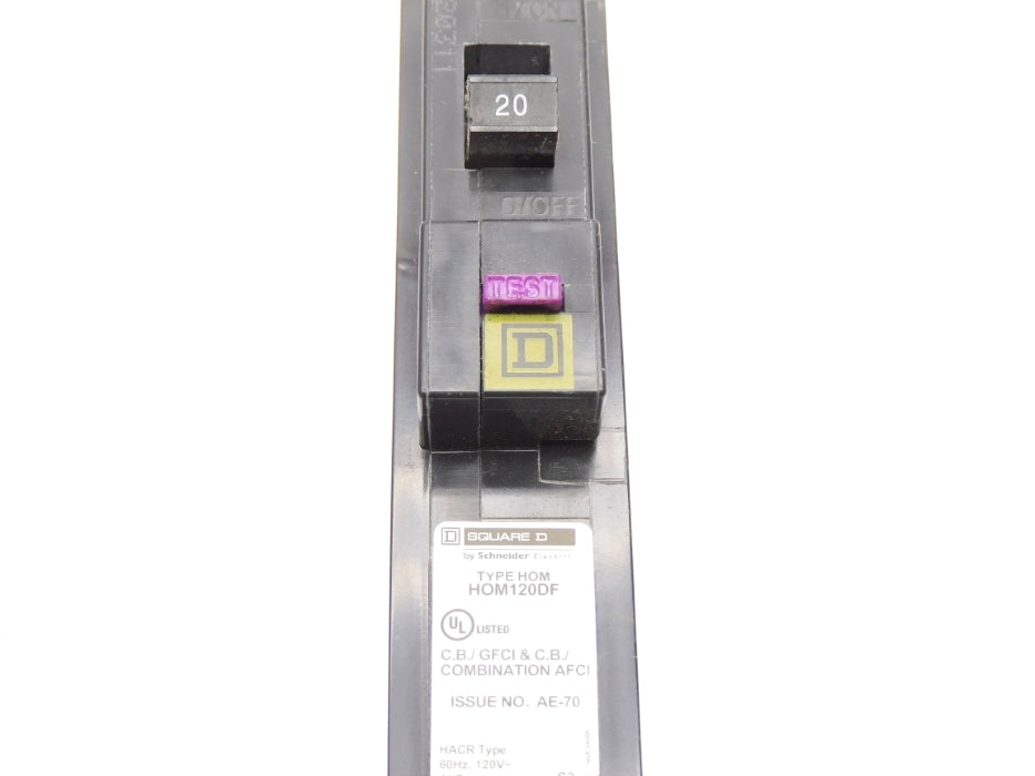 SQUARE D HOM120DF 120V 20A NSMP