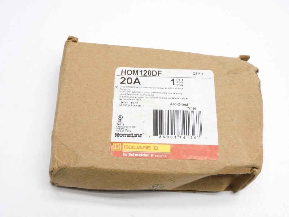 SQUARE D HOM120DF 120V 20A NSMP