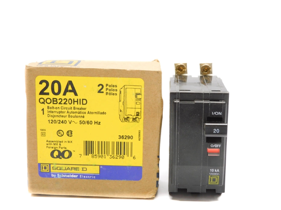 SQUARE D QOB220HID 120/240V 20A NSMP