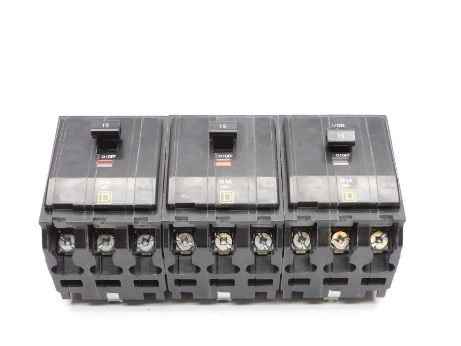 SQUARE D QOB315 15A 240V (PKG OF 3) NSMP