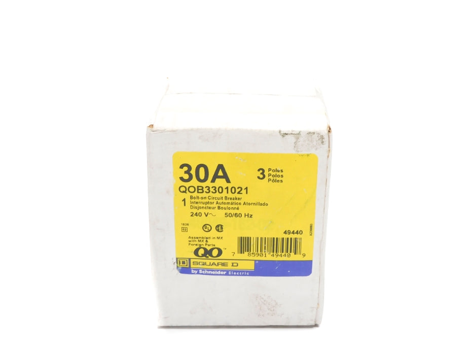 SQUARE D QOB3301021 30A 240V NSFS
