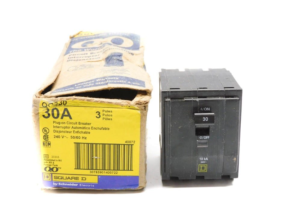 SQUARE D QO330 30A 240V (PKG OF 3) NSMP