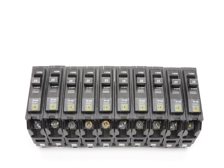 SQUARE D QO125 25A 120/240V (PKG OF 10) NSMP