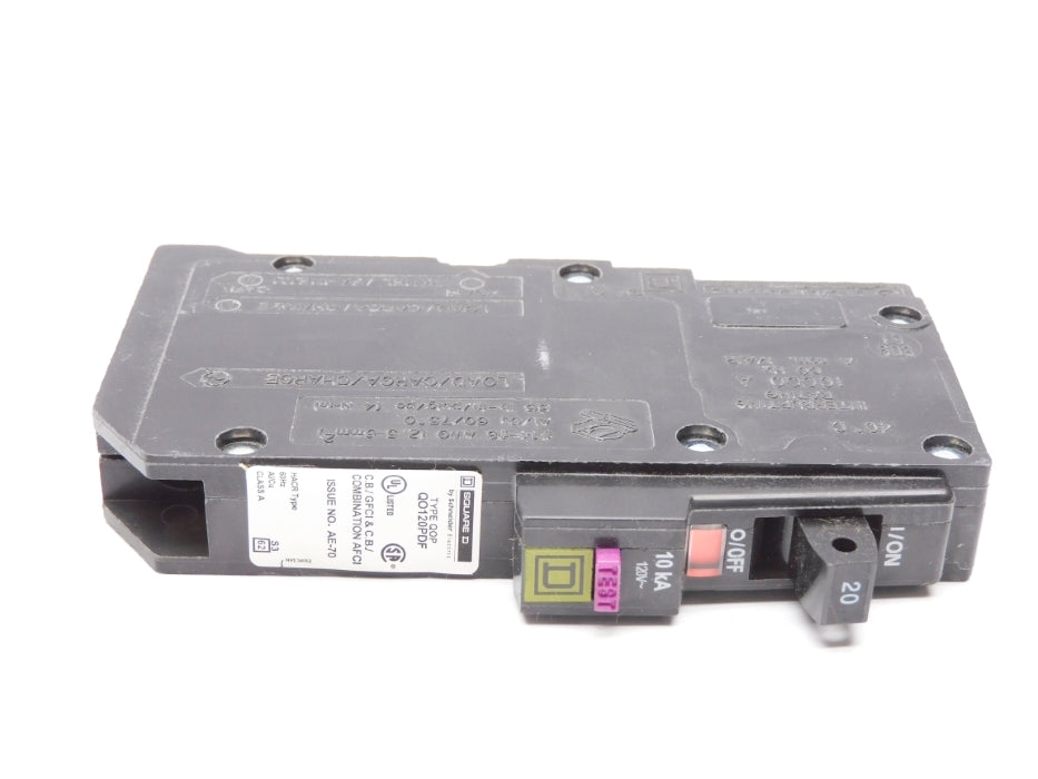 SQUARE D QO120PDF 120V 20A NSMP