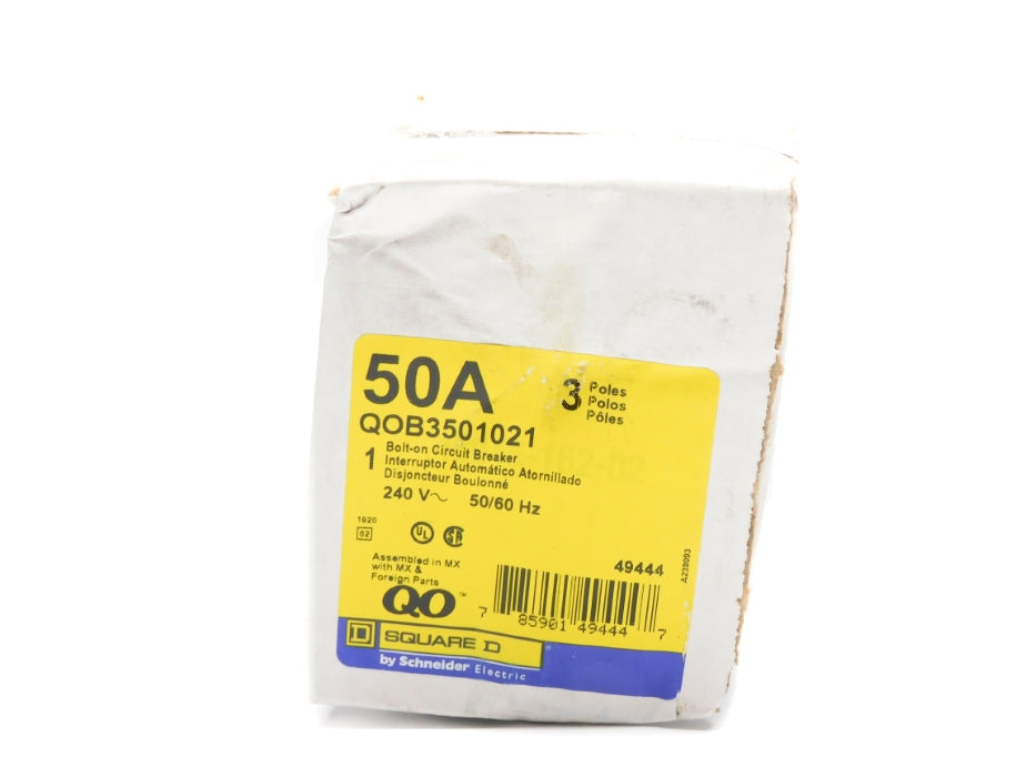 SQUARE D QOB3501021 50A 240V (AS PICTURED) NSFS