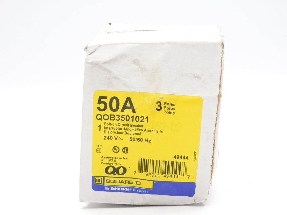 SQUARE D QOB3501021 50A 240V (AS PICTURED) NSFS