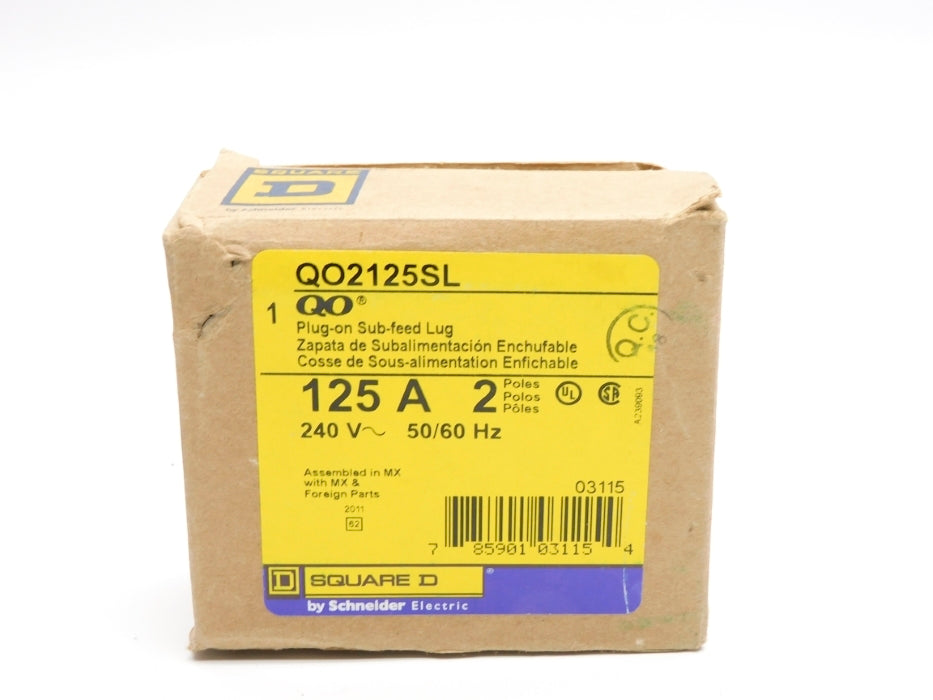 SQUARE D QO2125SL 125A 240V (AS PICTURED) NSMP