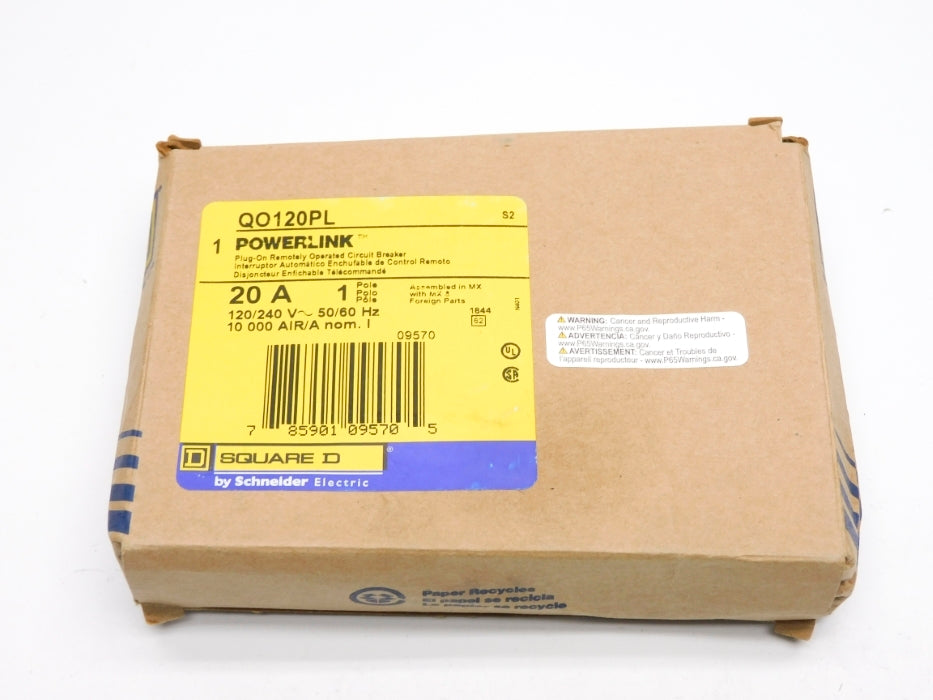 SQUARE D QO120PL 20A 120/240V NSMP