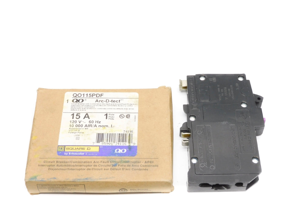 SQUARE D QO115PDF 15A 120V NSMP