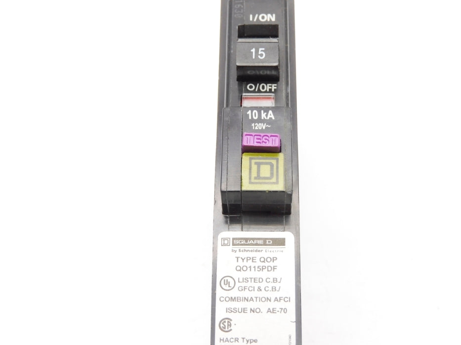 SQUARE D QO115PDF 15A 120V NSMP