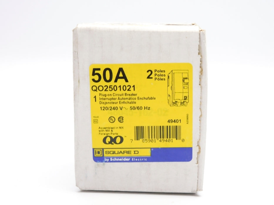 SQUARE D QO2501021 50A 120/240V (AS PICTURED) NSFS