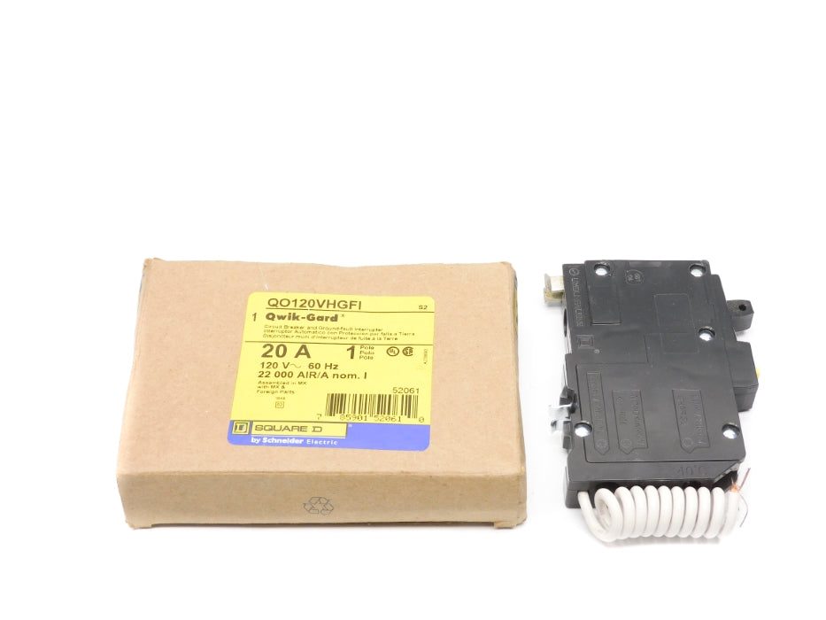SQUARE D QO120VHGFI 20A 120V NSMP