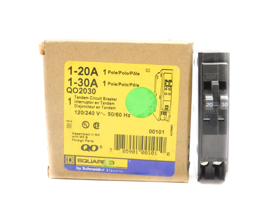 SQUARE D QO2030 120/240V 20/30A  NSMP