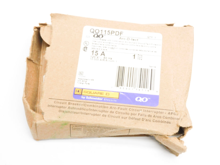 SQUARE D QO115PDF 15A 120V (AS PICTURED) NSMP