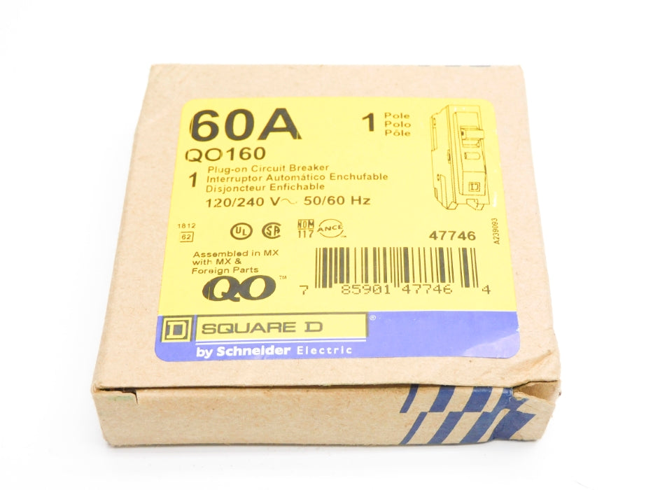 SQUARE D QO160 60A 120/240V NSMP