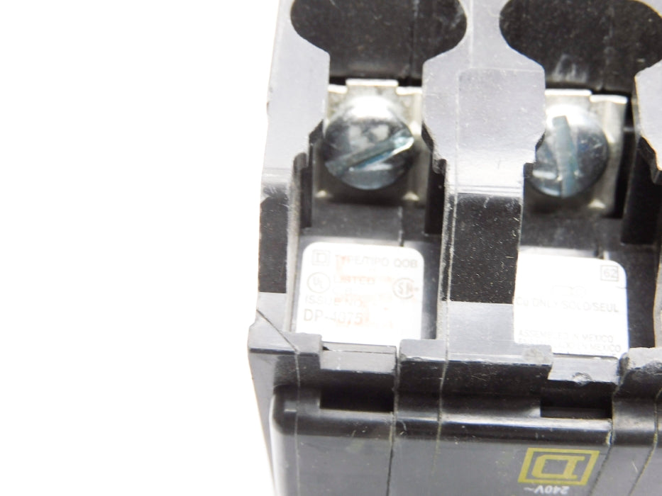 SQUARE D QOB3505238 50A 240V NSMP