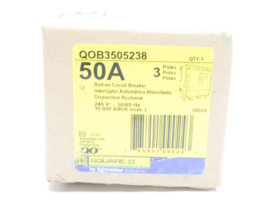 SQUARE D QOB3505238 50A 240V NSMP