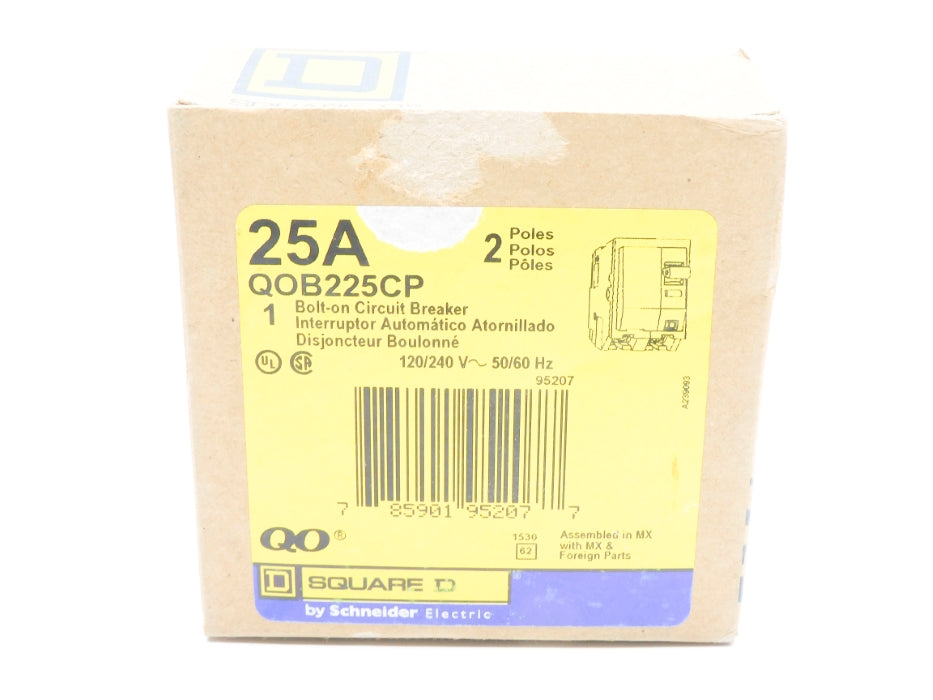 SQUARE D QOB225CP 25A 120/240V NSMP