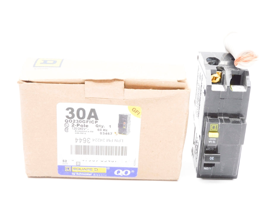 SQUARE D QO230GFICP 30A 120/240V NSMP
