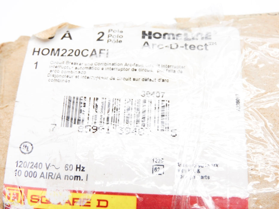 SQUARE D HOM220CAFI 20A 120/240V (AS PICTURED) NSMP