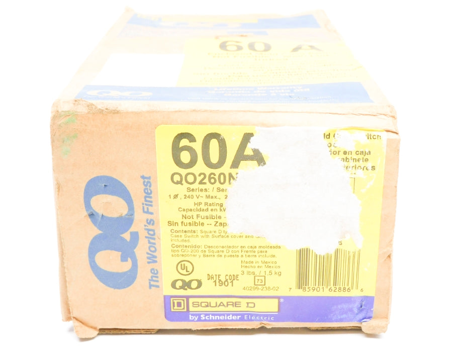 SQUARE D QO260NATS SER. E02 NSMP