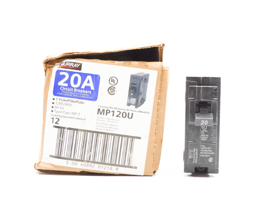 MURRAY MP120U 20A 120/240V (PKG OF 12) NSMP
