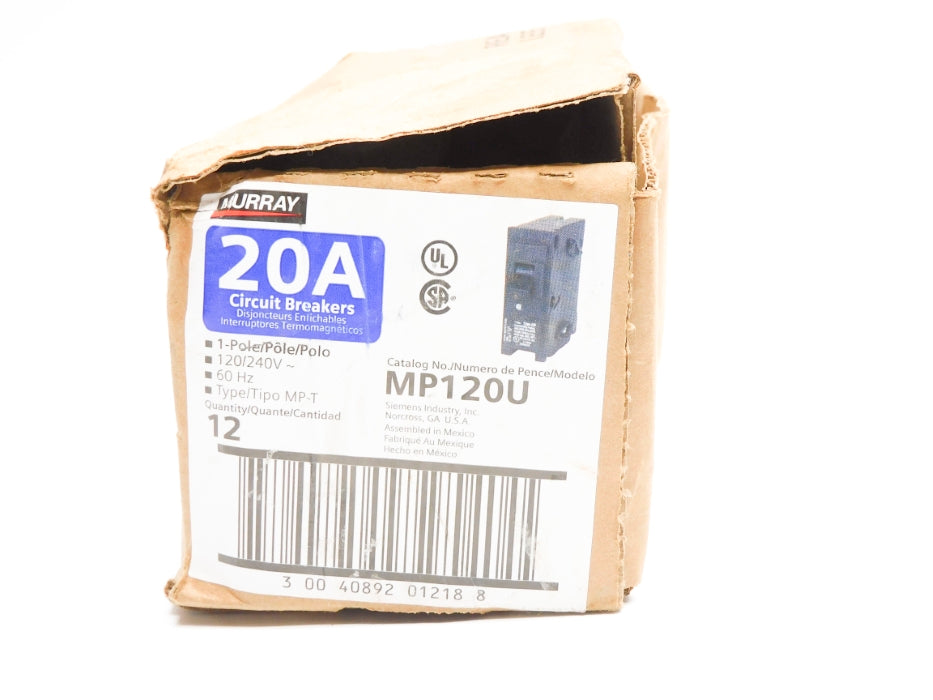 MURRAY MP120U 20A 120/240V (PKG OF 12) NSMP